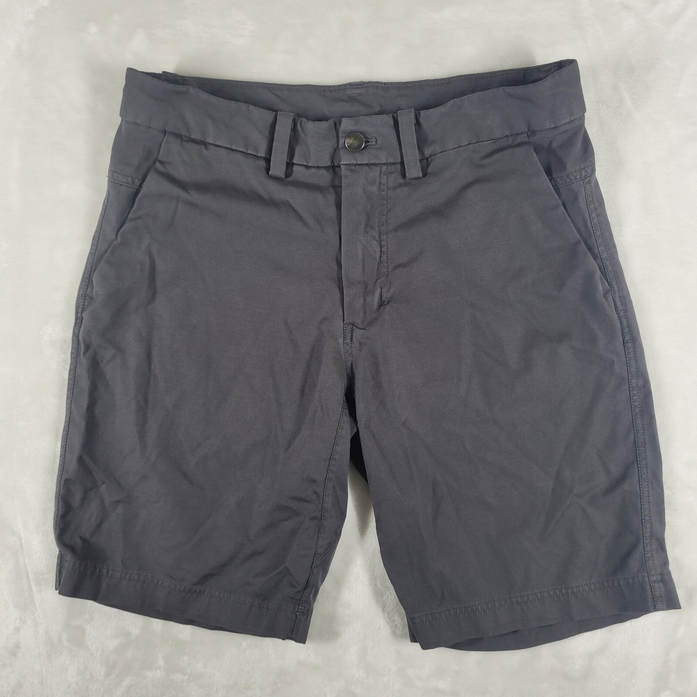 Lululemon Commission Shorts Men's 30 Gray 9" Inseam Casual‎ Comfort Classic Fit